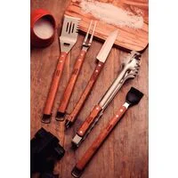 Faca Trinchante Tramontina Churrasco com Lâmina em Aço Inox e Cabo de Madeira 8" 52,6cm