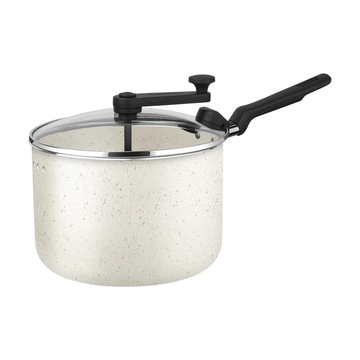 Pipoqueira Tramontina Loreto em Alumínio com Revestimento em Antiaderente Starflon Max Bege 20 cm 3,5 L