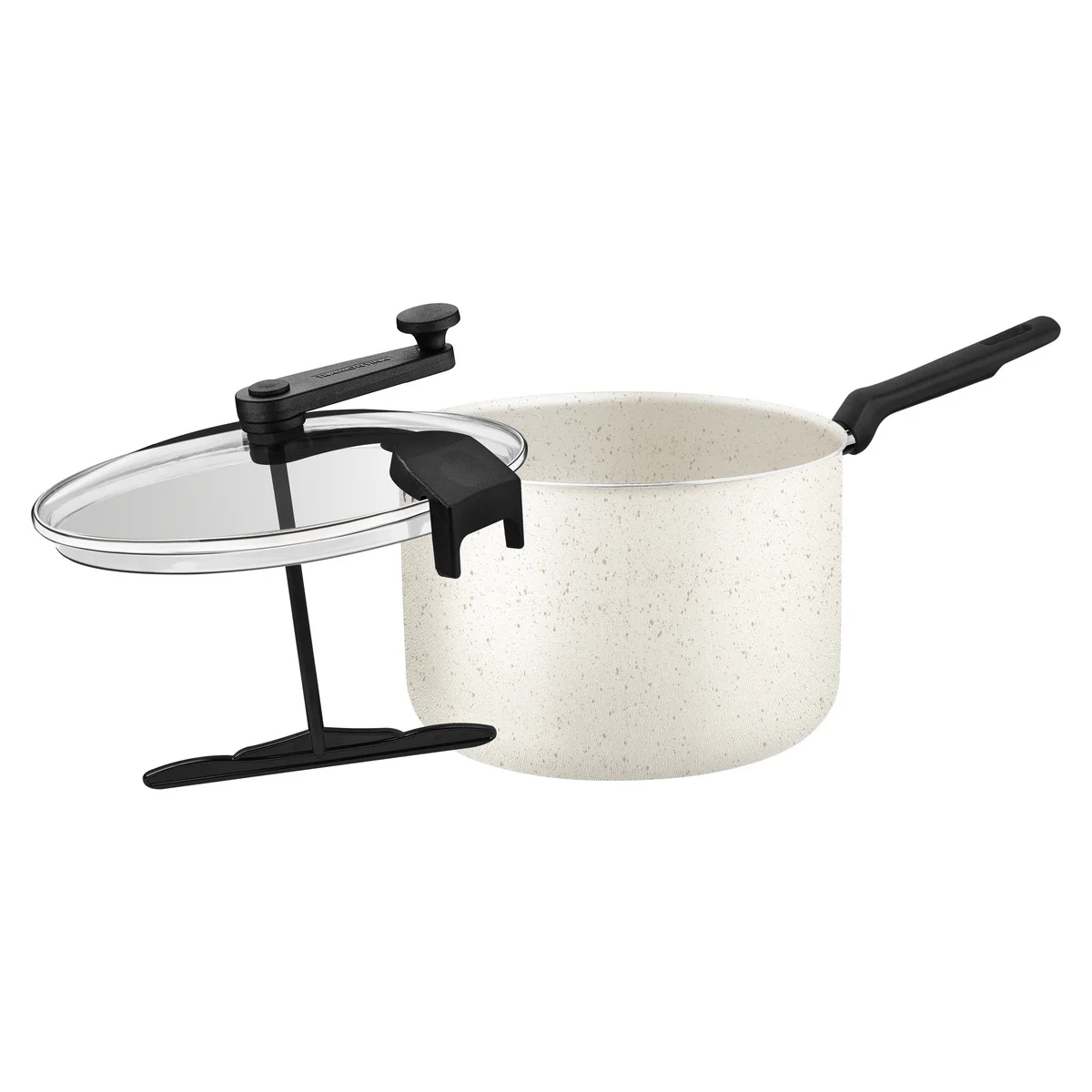 Pipoqueira Tramontina Loreto em Alumínio com Revestimento em Antiaderente Starflon Max Bege 20 cm 3,5 L