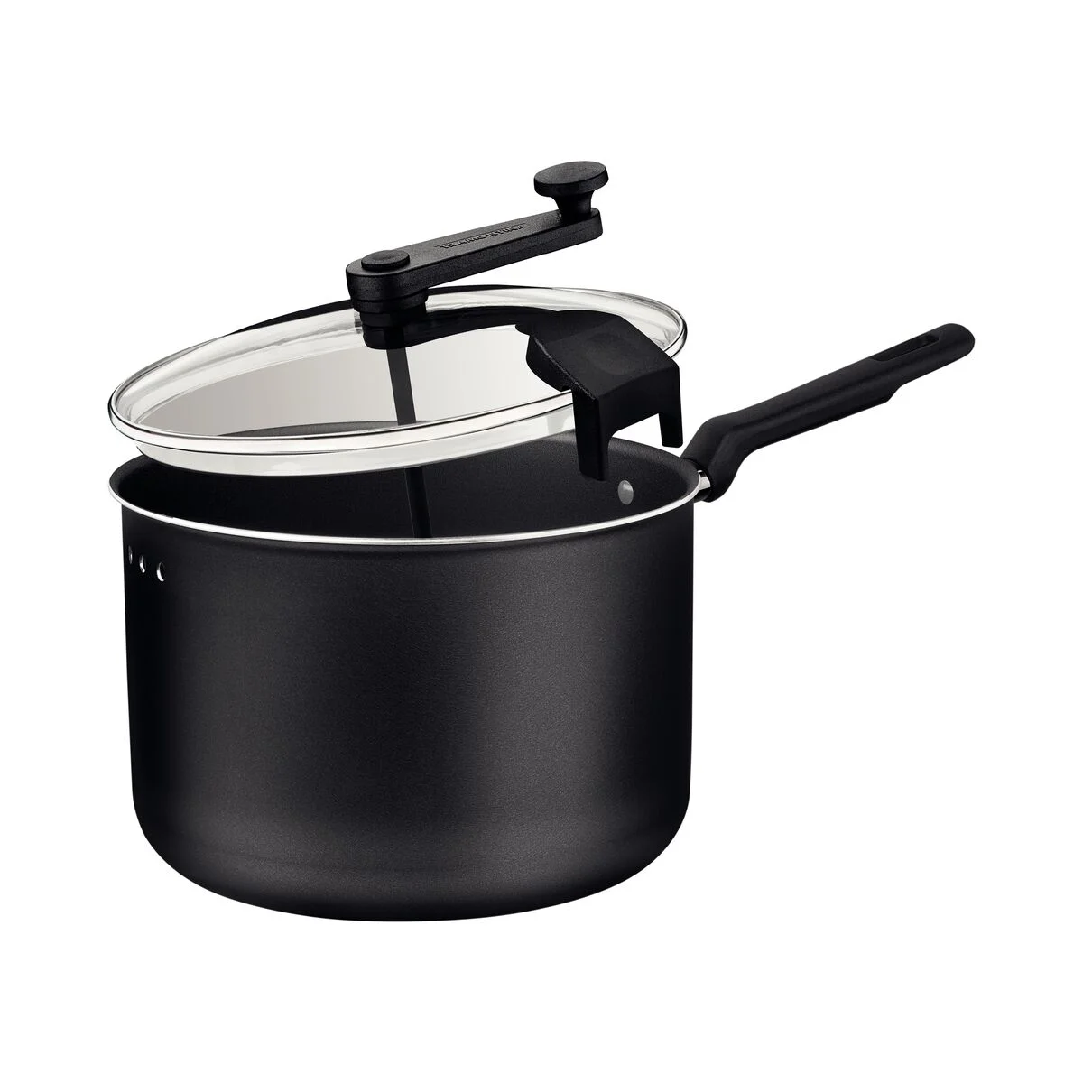 Pipoqueira Tramontina Loreto em Alumínio com Revestimento em Antiaderente Starflon Max Grafite 20 cm 3,5 L