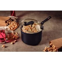 Pipoqueira Tramontina Loreto em Alumínio com Revestimento em Antiaderente Starflon Max Grafite 20 cm 3,5 L