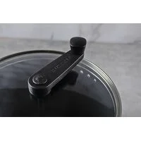Pipoqueira Tramontina Mônaco Induction em Alumínio com Revestimento Interno e Externo Antiaderente Starflon Premium Preto 22 cm 5,4 L