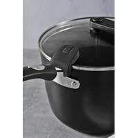 Pipoqueira Tramontina Mônaco Induction em Alumínio com Revestimento Interno e Externo Antiaderente Starflon Premium Preto 22 cm 5,4 L