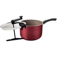 Pipoqueira Tramontina Paris em Alumínio com Revestimento Interno e Externo em Antiaderente Starflon Max Vermelho 22 cm 4,8 L