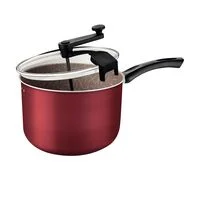 Pipoqueira Tramontina Paris em Alumínio com Revestimento Interno e Externo em Antiaderente Starflon Max Vermelho 22 cm 4,8 L