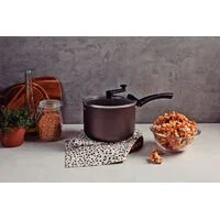 Pipoqueira Tramontina Paris em Alumínio com Revestimento Interno e Externo em Antiaderente Starflon Max Chumbo 22 cm 4,8 L