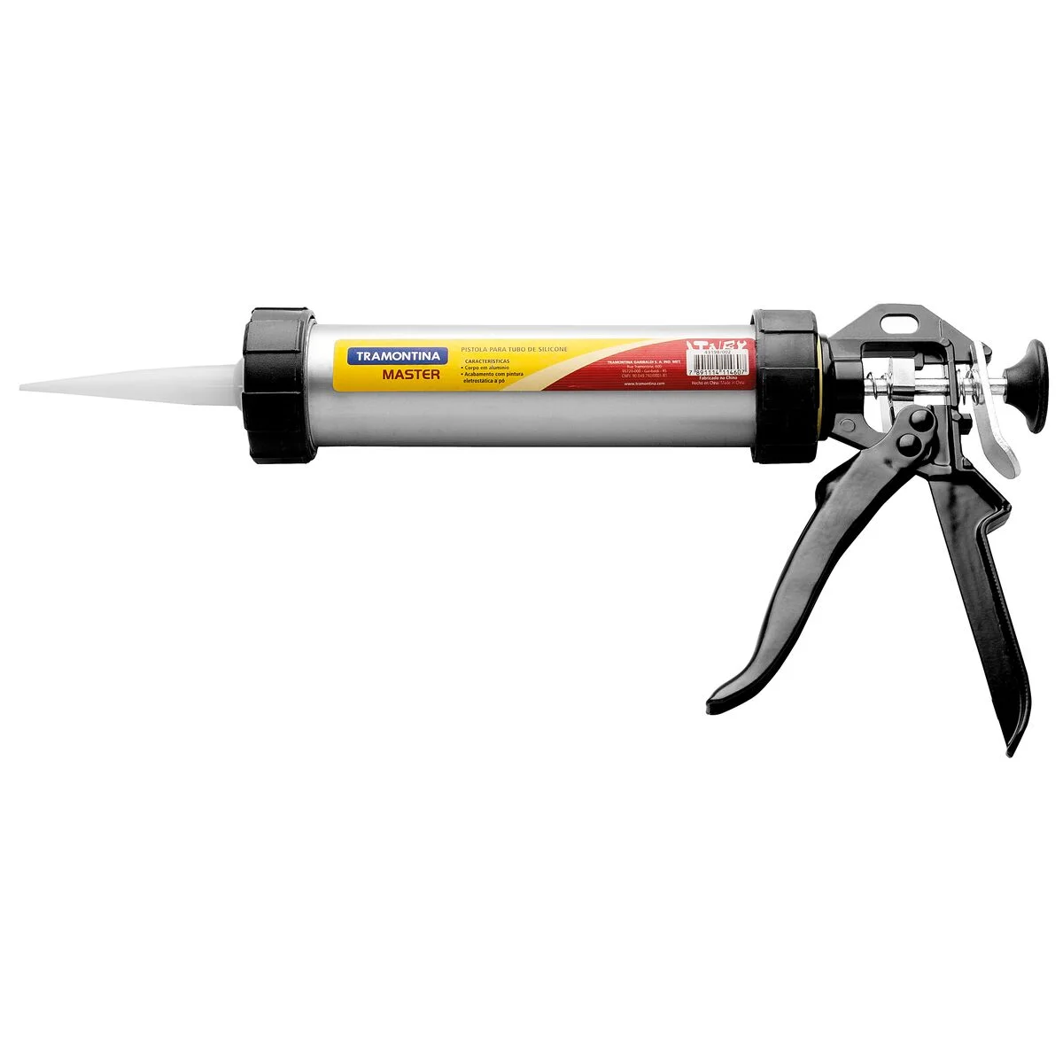 Pistola Aplicadora de Silicone 300 ml Tramontina MASTER com Tubo em Alumínio