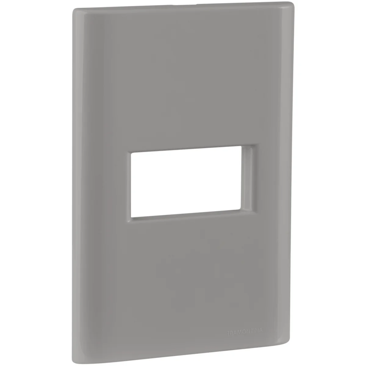 Placa 1 Posto Horizontal Tramontina Giz com Suporte Fendi
