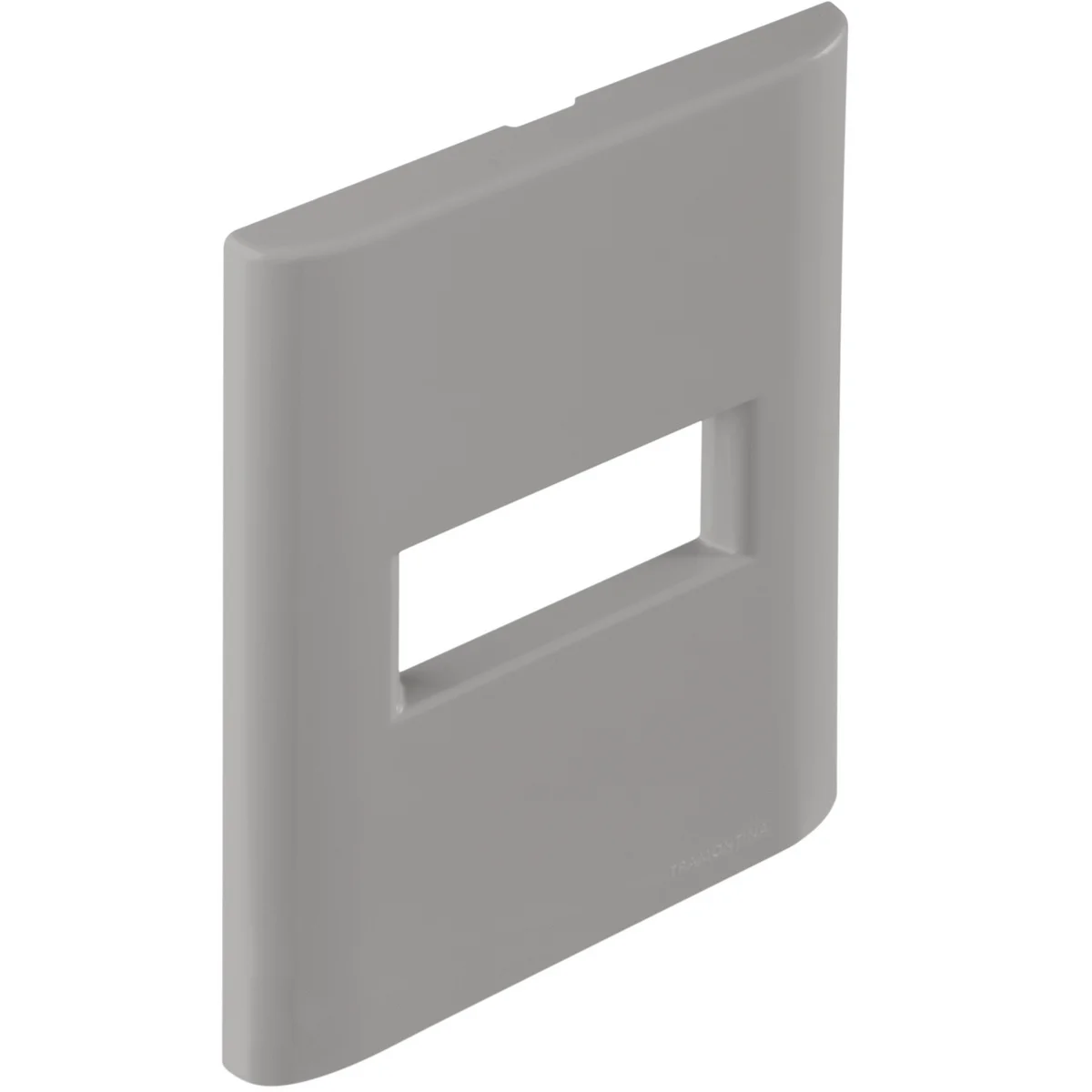 Placa 1 Posto Horizontal Tramontina Giz com Suporte Fendi