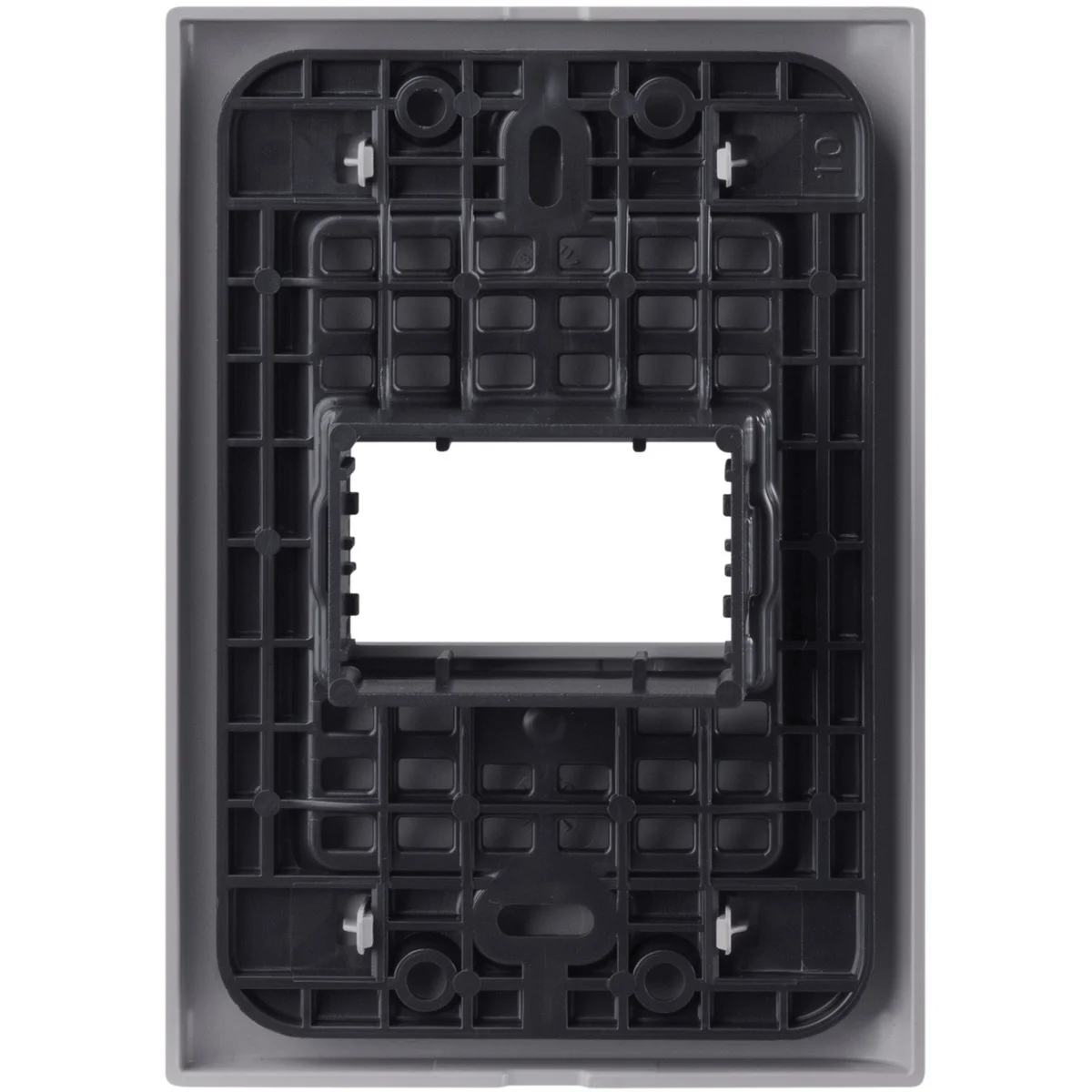Placa 1 Posto Horizontal Tramontina Giz com Suporte Fendi Soft Touch