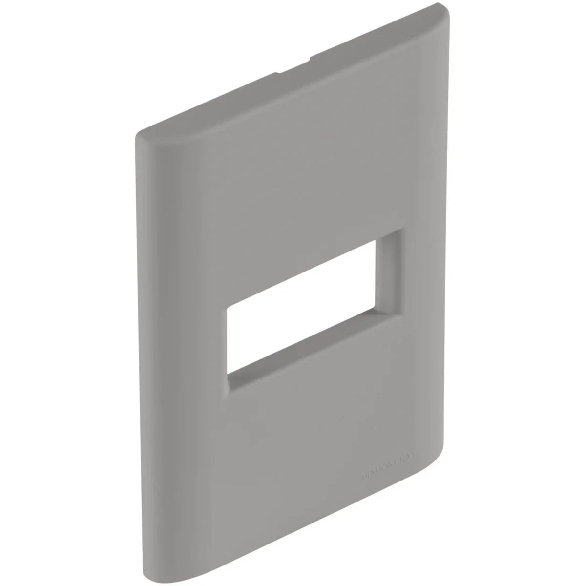 Placa 1 Posto Horizontal Tramontina Giz com Suporte Fendi Soft Touch