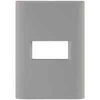 Placa 1 Posto Horizontal Tramontina Giz com Suporte Fendi Soft Touch