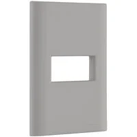 Placa 1 Posto Horizontal Tramontina Giz com Suporte Fendi Soft Touch
