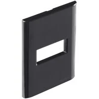 Placa 1 Posto Horizontal Tramontina Giz com Suporte Grafite