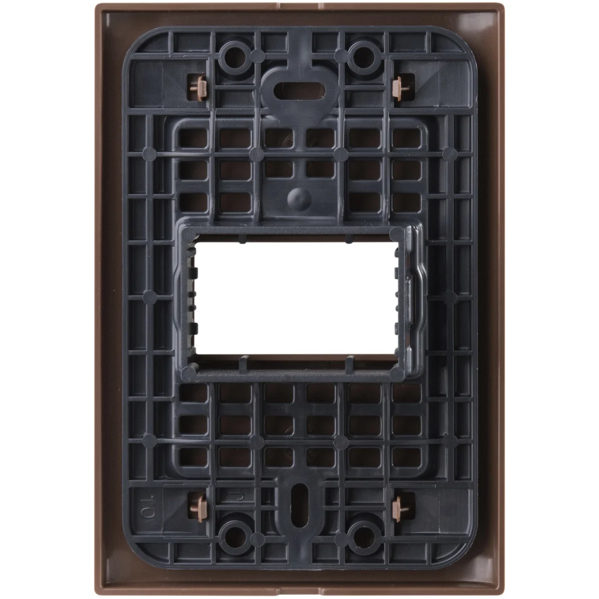 Placa 1 Posto Horizontal Tramontina Giz com Suporte Madeira
