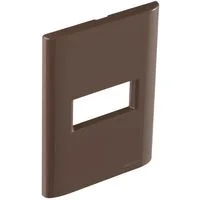 Placa 1 Posto Horizontal Tramontina Giz com Suporte Madeira