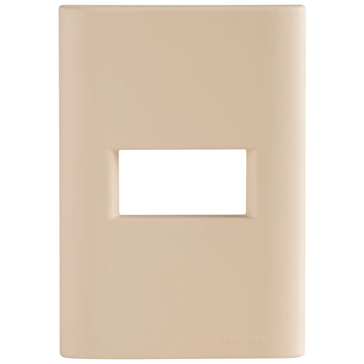 Placa 1 Posto Horizontal Tramontina Giz com Suporte Nude Soft Touch