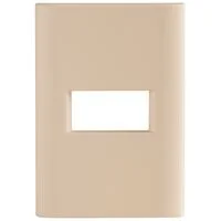 Placa 1 Posto Horizontal Tramontina Giz com Suporte Nude Soft Touch