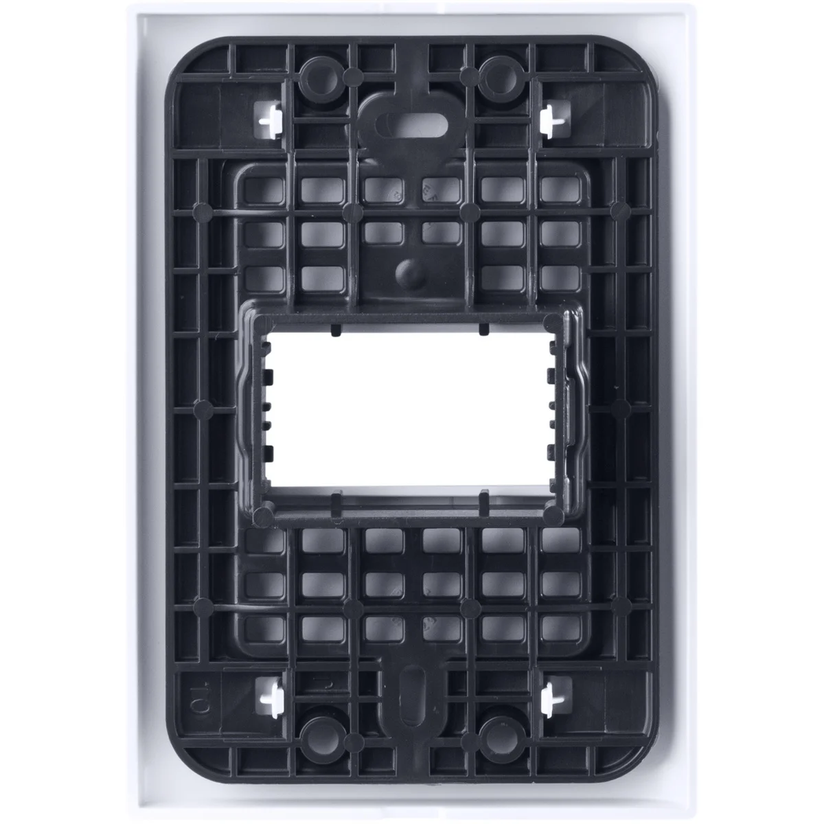 Placa 1 Posto Horizontal Tramontina Giz com Suporte Ouro Metalizado