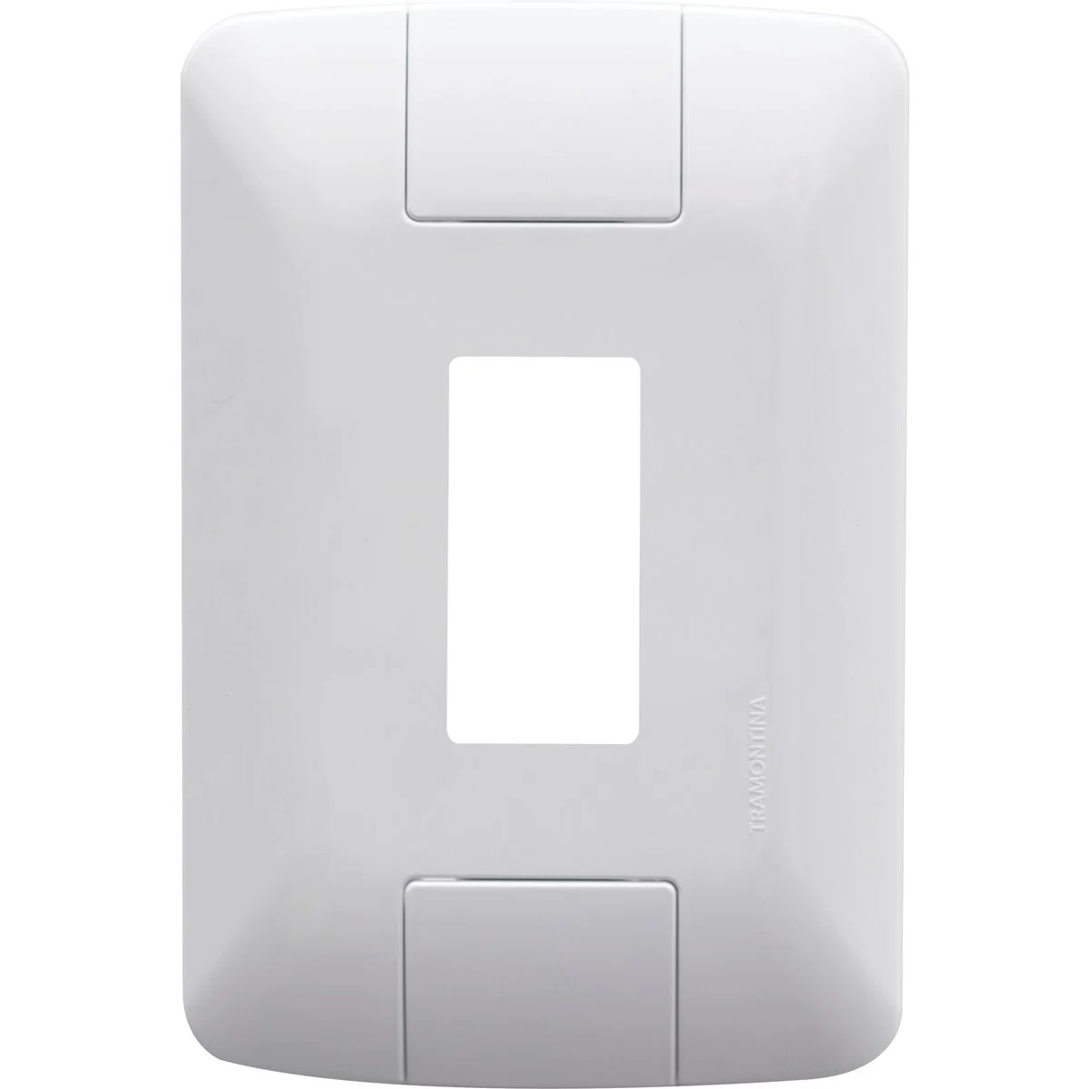 Placa 1 Posto Vertical 4x2 Tramontina Aria Branca