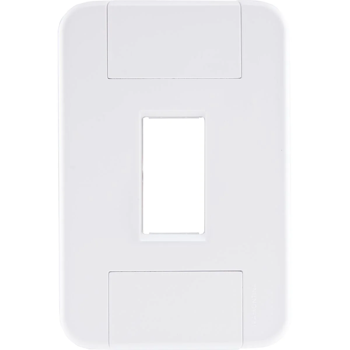 Placa 1 Posto Vertical 4x2 Tramontina Tablet Branca