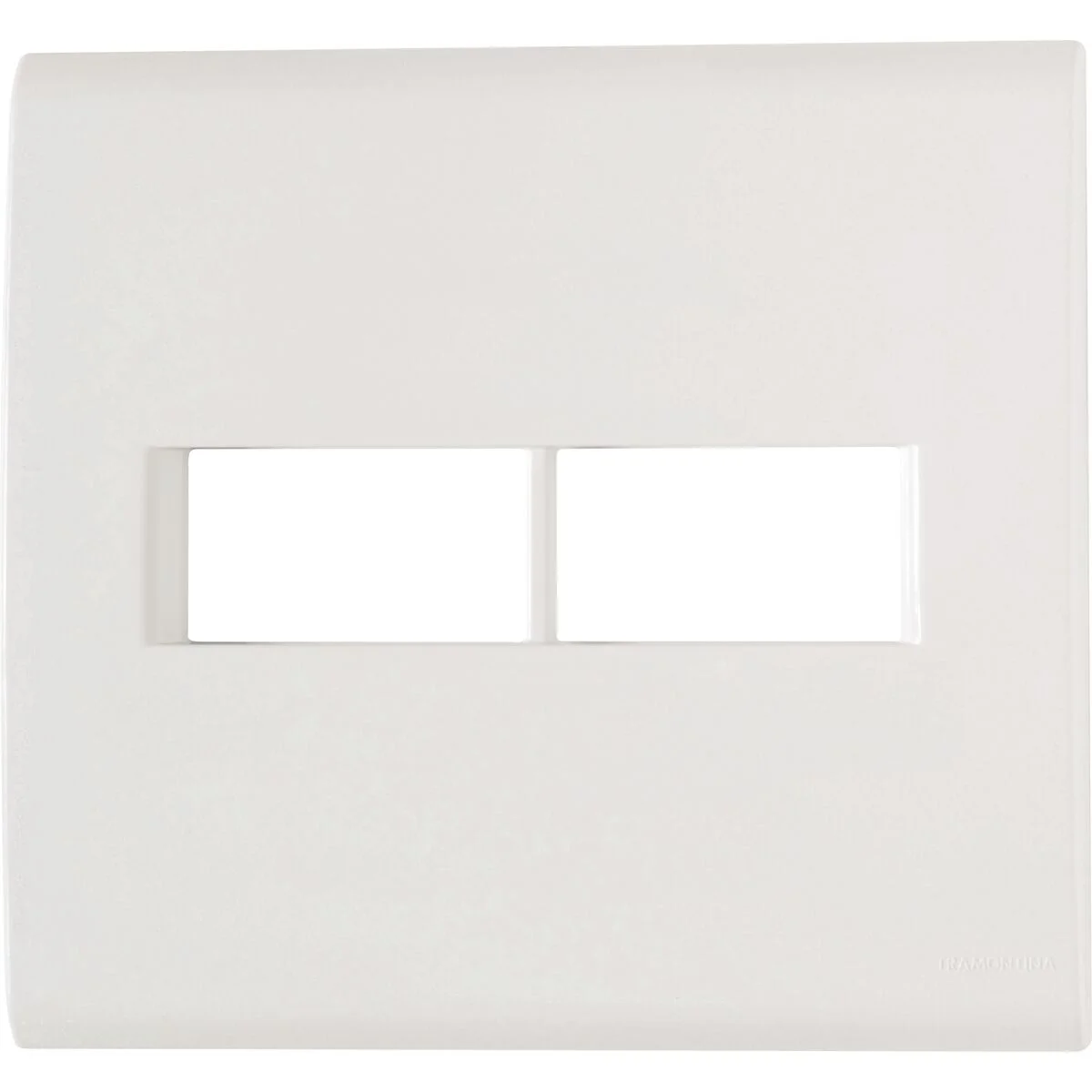 Placa 2 Postos 4x4 Tramontina Liz Branca