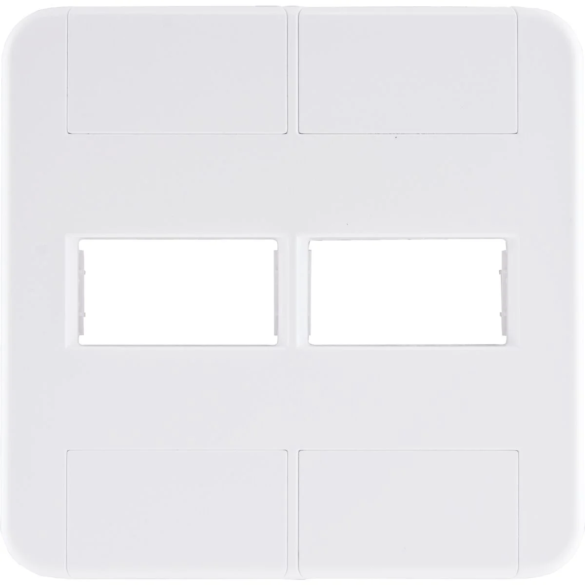 Placa 2 Postos 4x4 Tramontina Tablet Branca