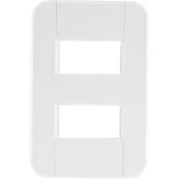 Placa 2 Postos Afastados 4x2 Tramontina Tablet Branca