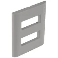 Placa 2 Postos Afastados Tramontina Giz com Suporte Fendi Soft Touch