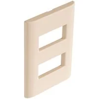 Placa 2 Postos Afastados Tramontina Giz com Suporte Nude Soft Touch