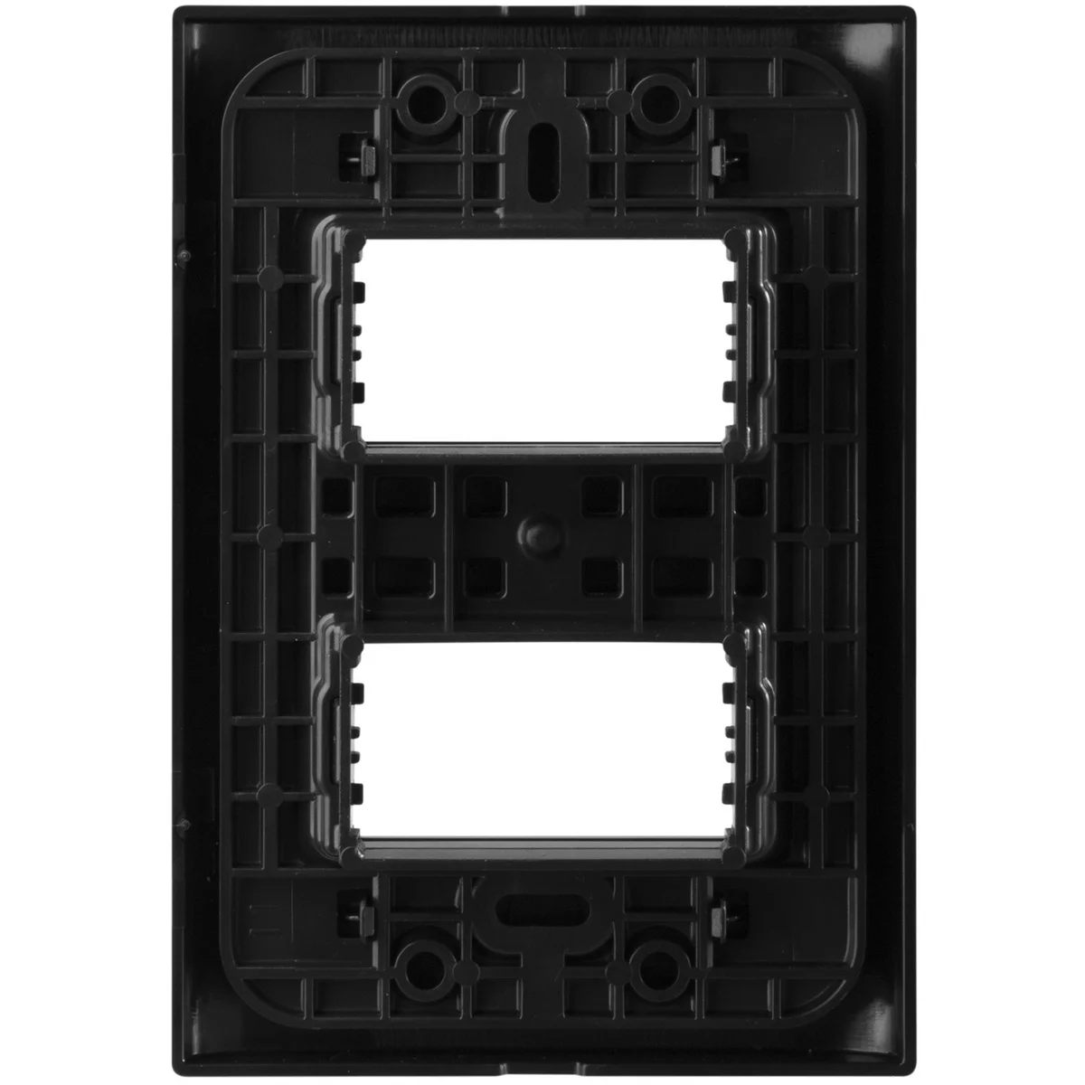 Placa 2 Postos Afastados Tramontina Giz com Suporte Preto