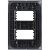 Placa 2 Postos Afastados Tramontina Giz com Suporte Titânio Soft Touch