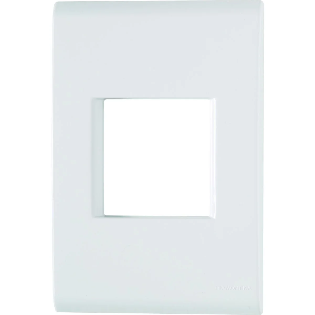 Placa 2 Postos Juntos 4x2 Tramontina Liz Branca