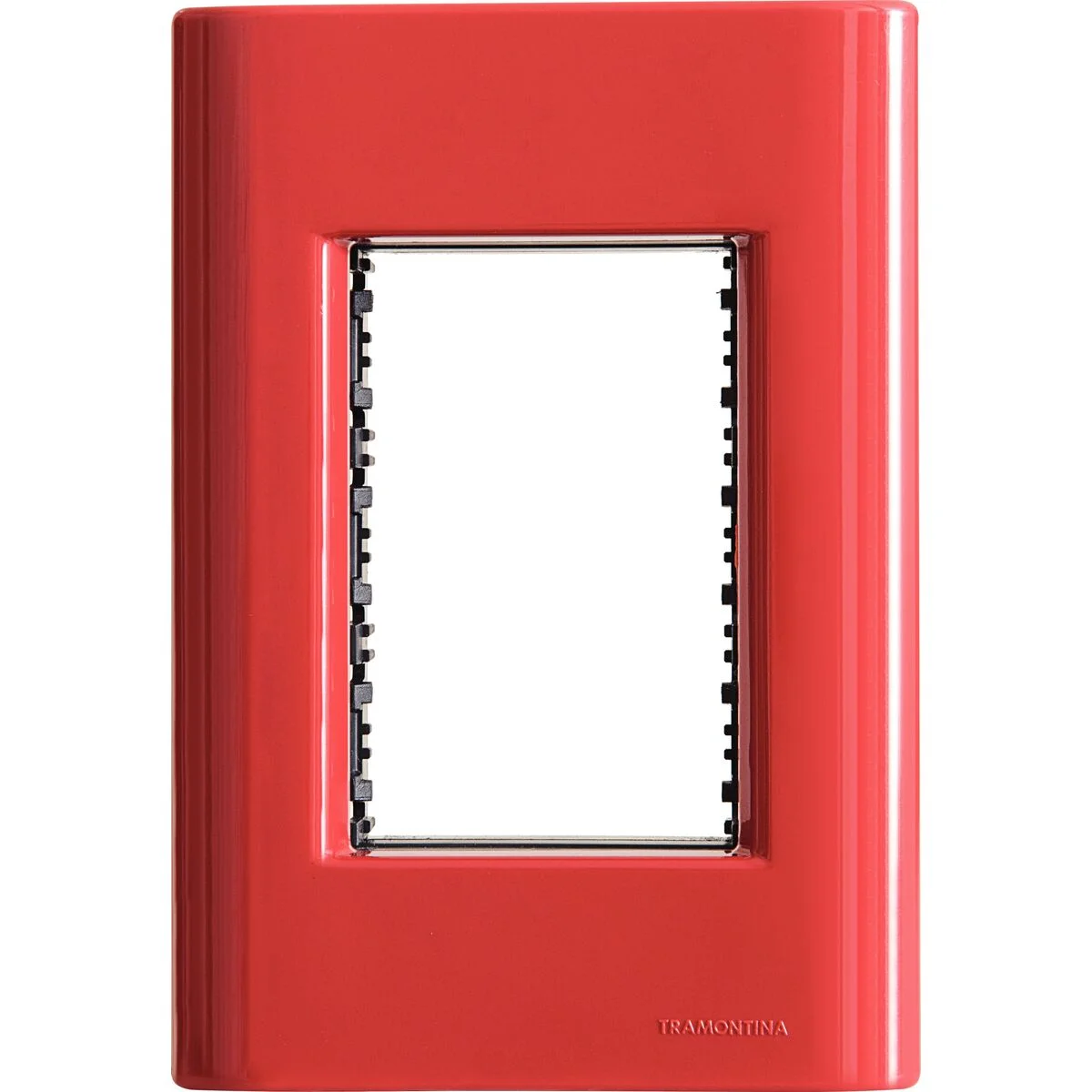 Placa 3 Postos 4x2 Tramontina Giz Napoli com Suporte