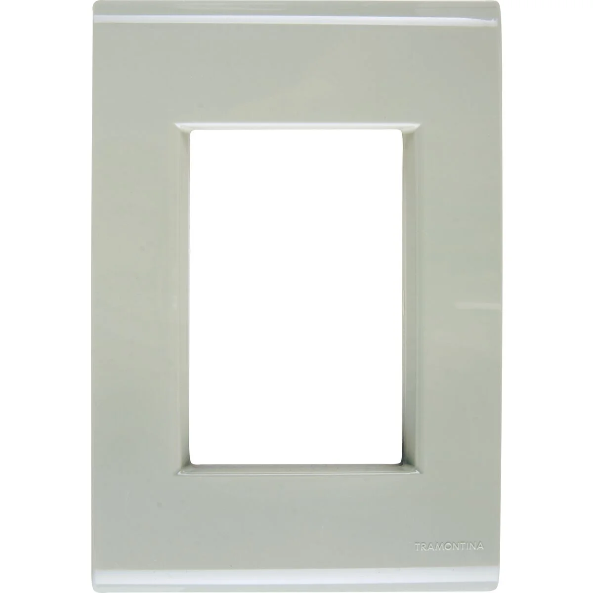 Placa 3 Postos 4x2 Tramontina Liz Verde Ardósia
