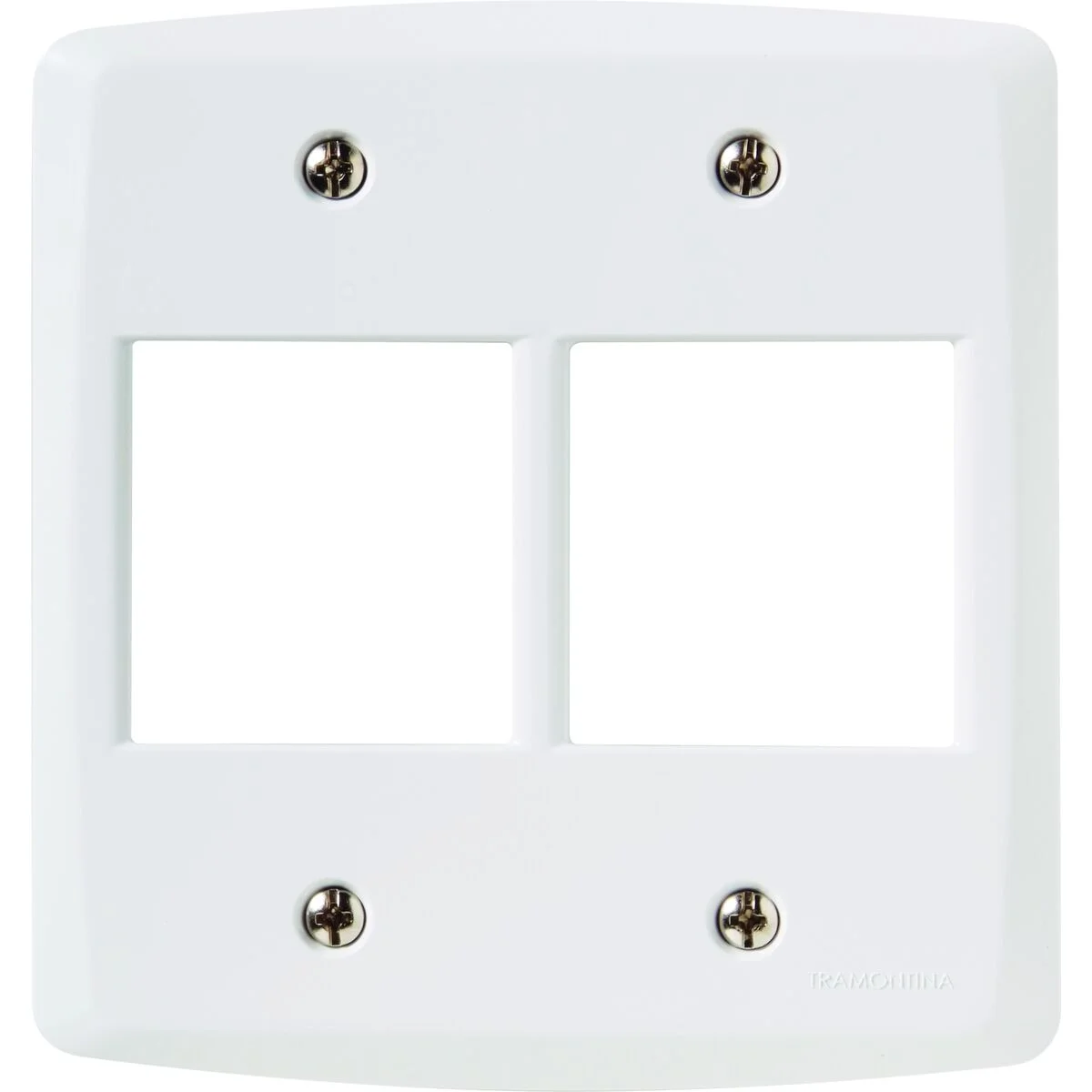 Placa 4 Postos 4x4 Tramontina Lux² Branca