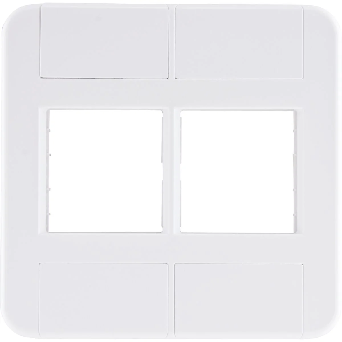 Placa 4 Postos 4x4 Tramontina Tablet Branca