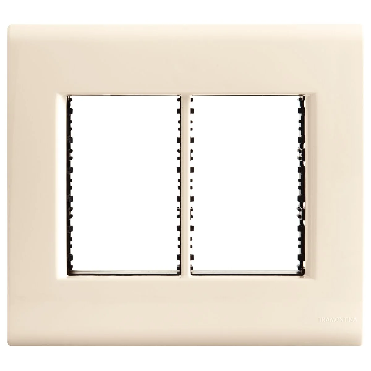 Placa 6 Postos 4x4 Tramontina Liz Bege