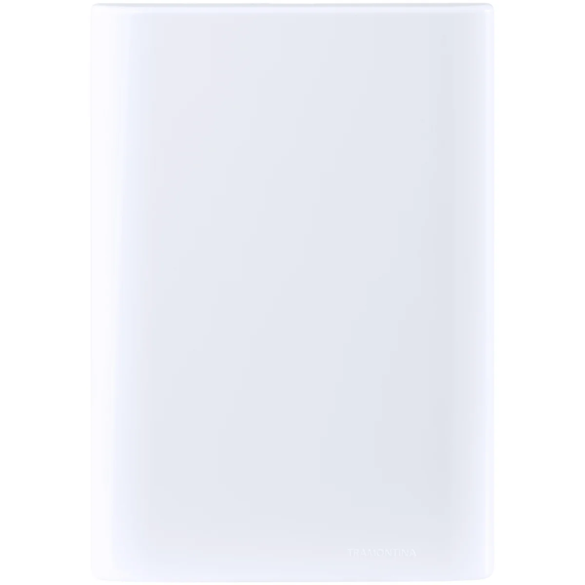 Placa Cega 4x2 Tramontina Giz com Suporte Branco
