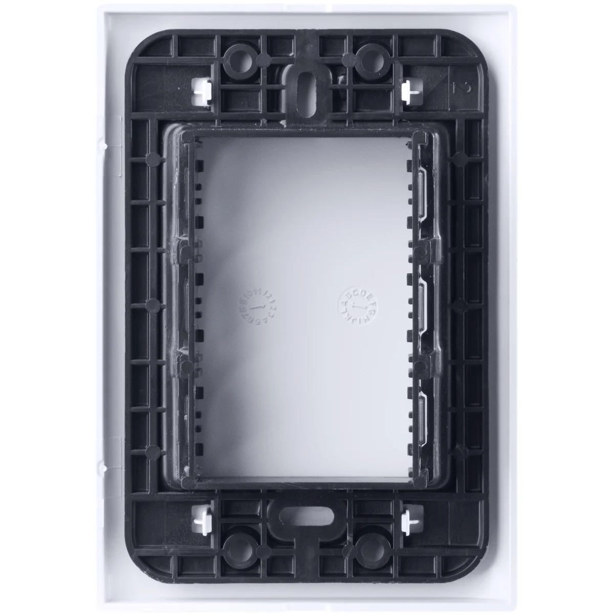 Placa Cega 4x2 Tramontina Giz com Suporte Branco