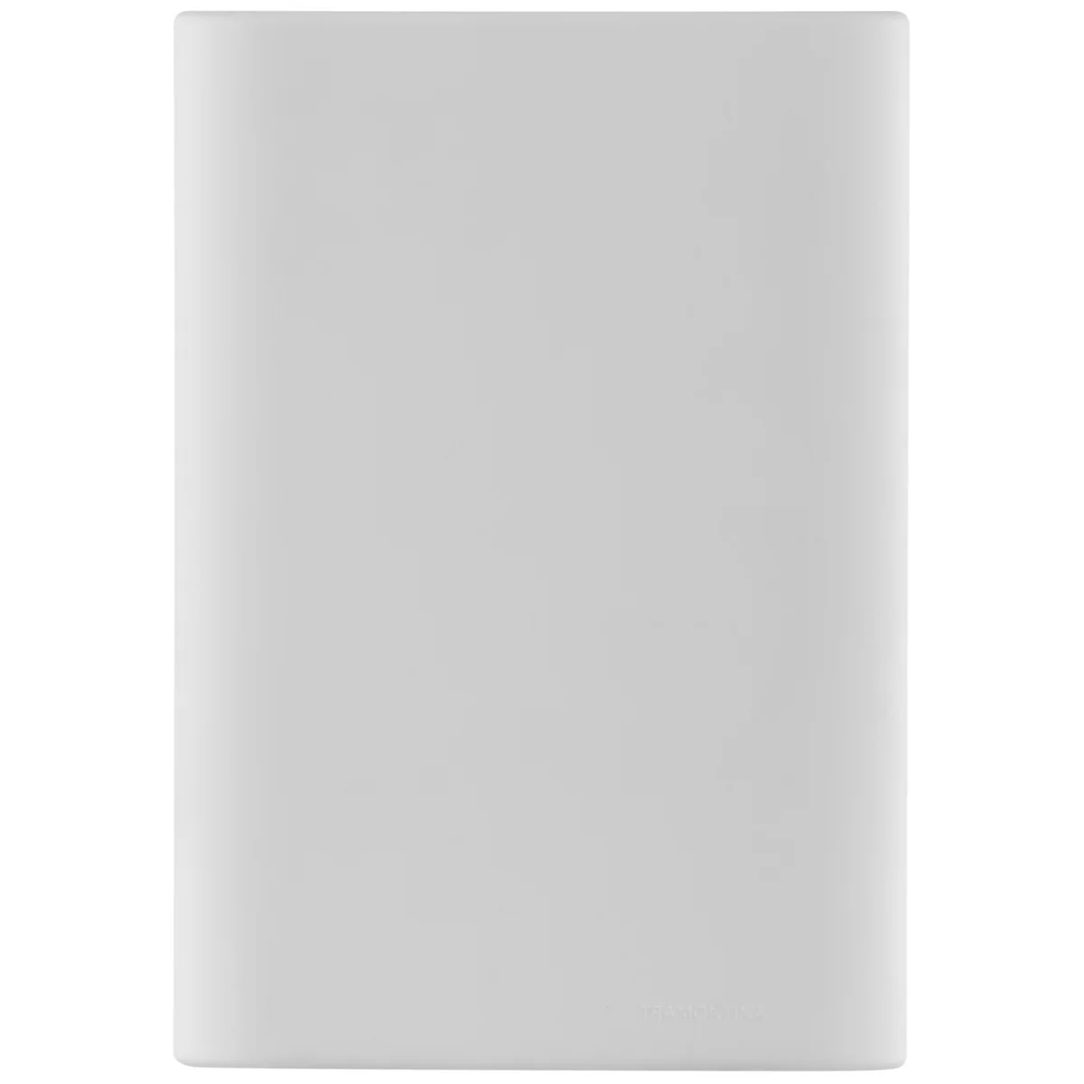 Placa Cega 4x2 Tramontina Giz com Suporte Branco Soft Touch