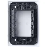 Placa Cega 4x2 Tramontina Giz com Suporte Branco Soft Touch