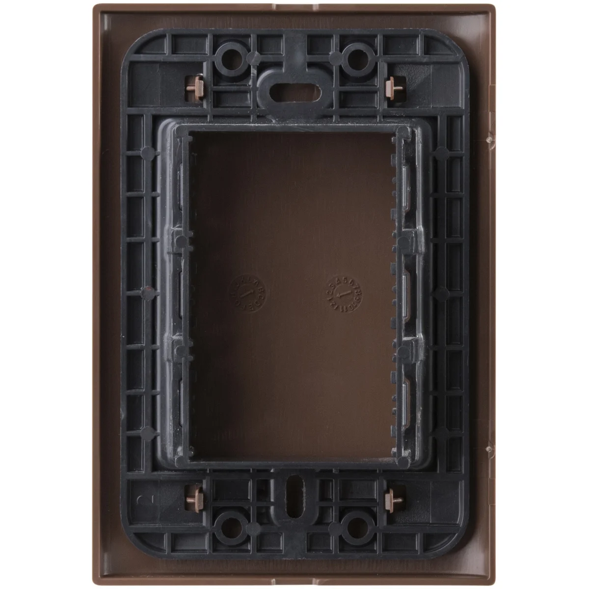 Placa Cega 4x2 Tramontina Giz com Suporte Madeira