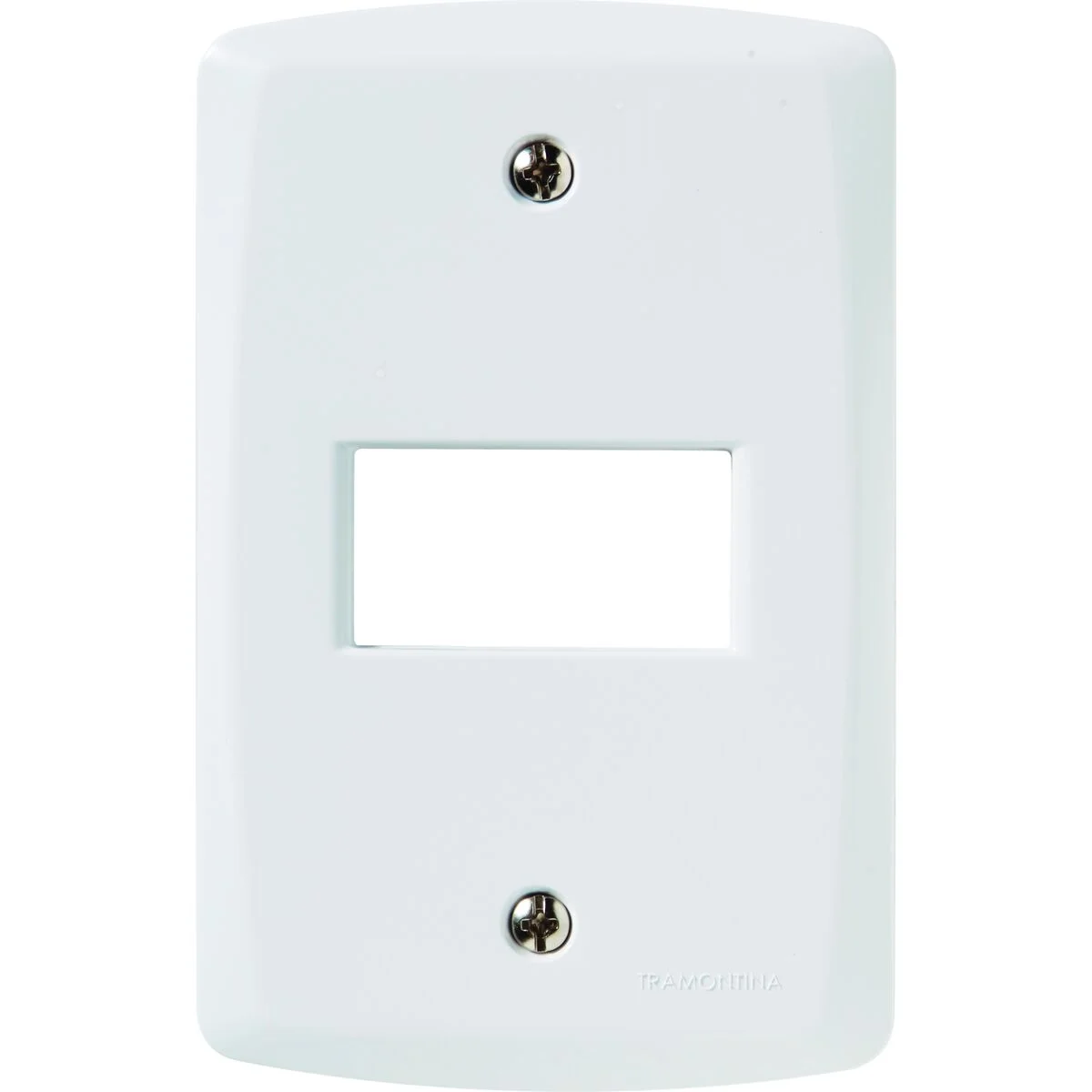 Placa Horizontal 1 Posto 4x2 Tramontina Lux² Branca