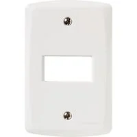 Placa Horizontal 1 Posto 4x2 Tramontina Lux² Branca