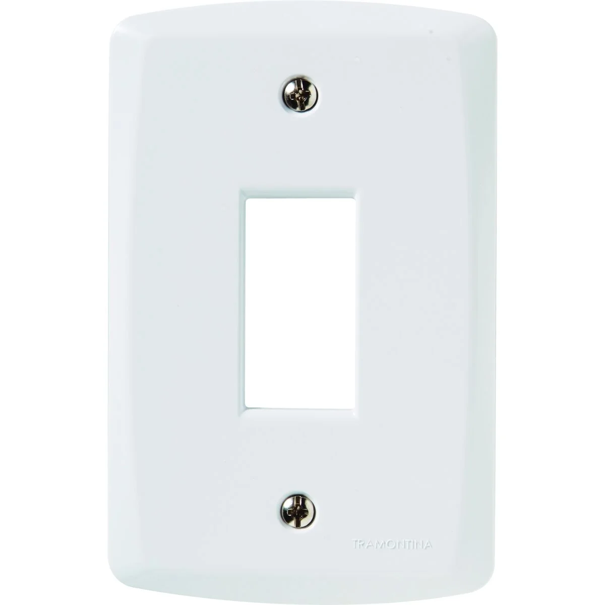 Placa Vertical 1 Posto 4x2 Tramontina Lux² Branca
