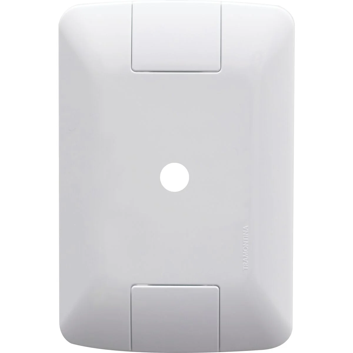 Placa com 1 Furo 9,5 mm 4x2 Tramontina Aria Branca