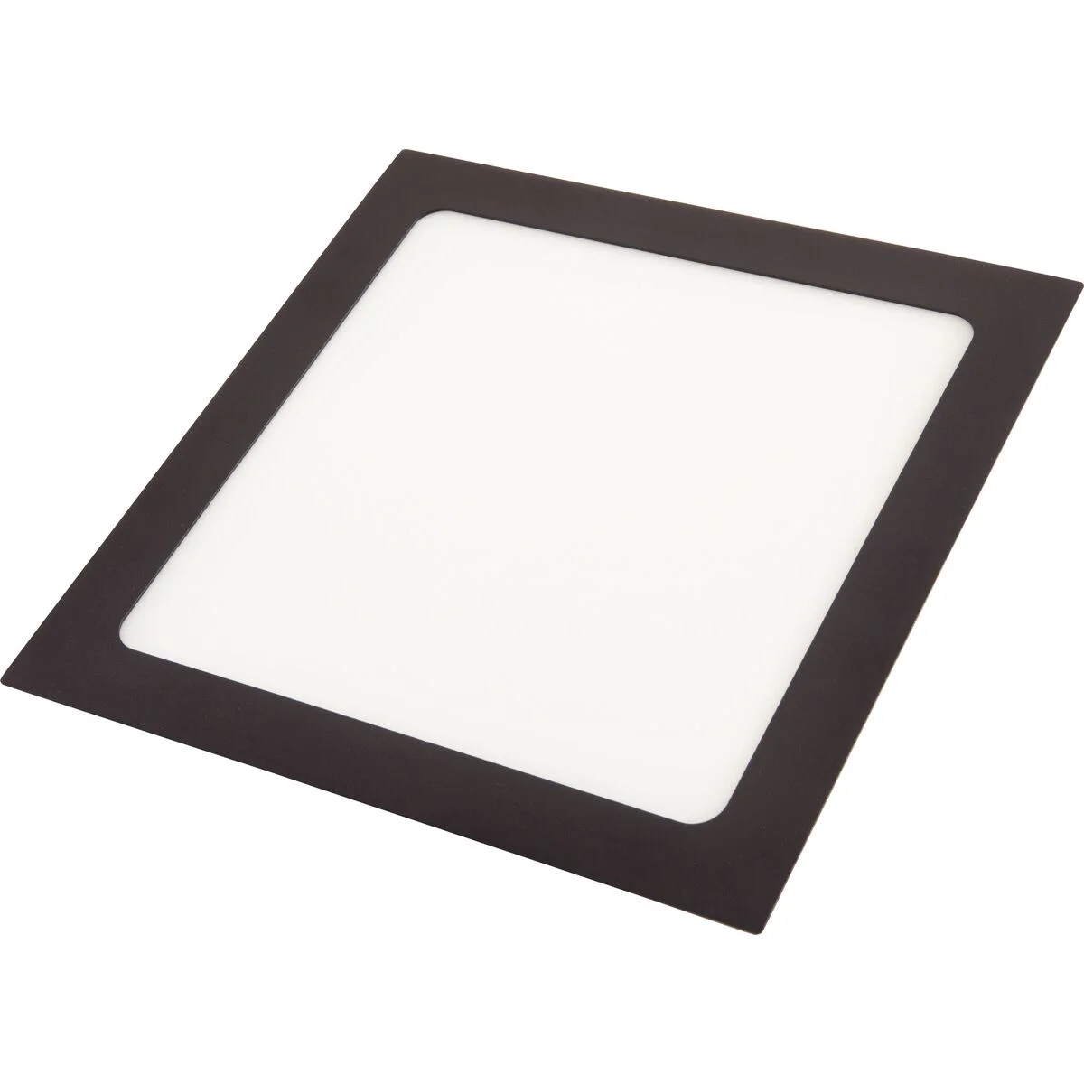 Plafon Fita LED Tramontina Quadrado de Embutir Preto 12 W 3000 K 840 lm Luz Amarela