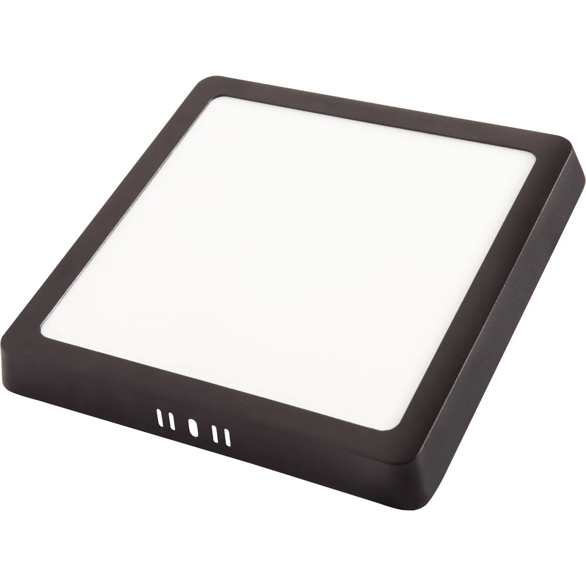 Plafon Fita LED Tramontina Quadrado de Sobrepor Preto 12 W 3000 K 840 lm Luz Amarela
