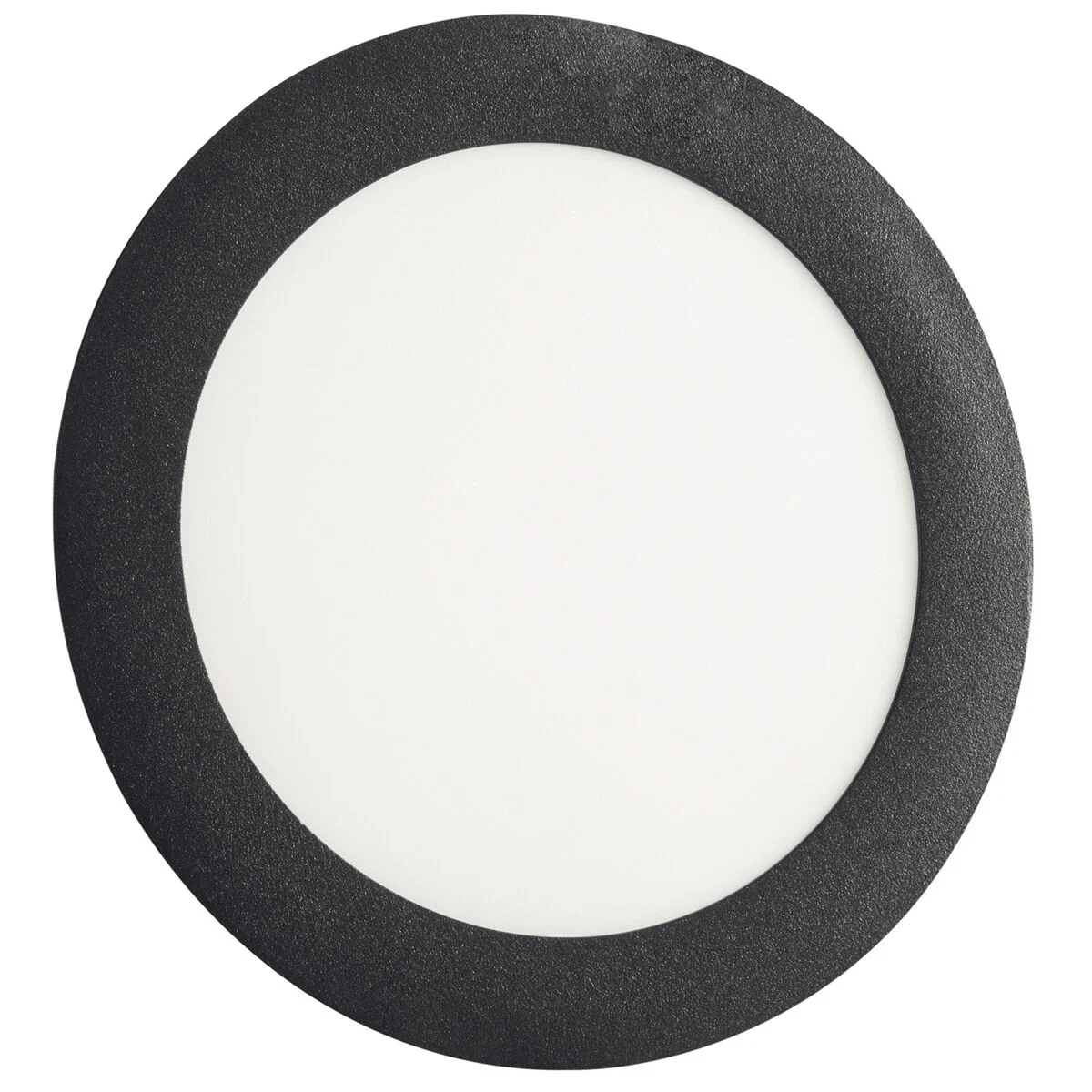 Plafon Fita LED Tramontina Redondo de Embutir Preto 12 W 3000 K 840 lm Luz Amarela
